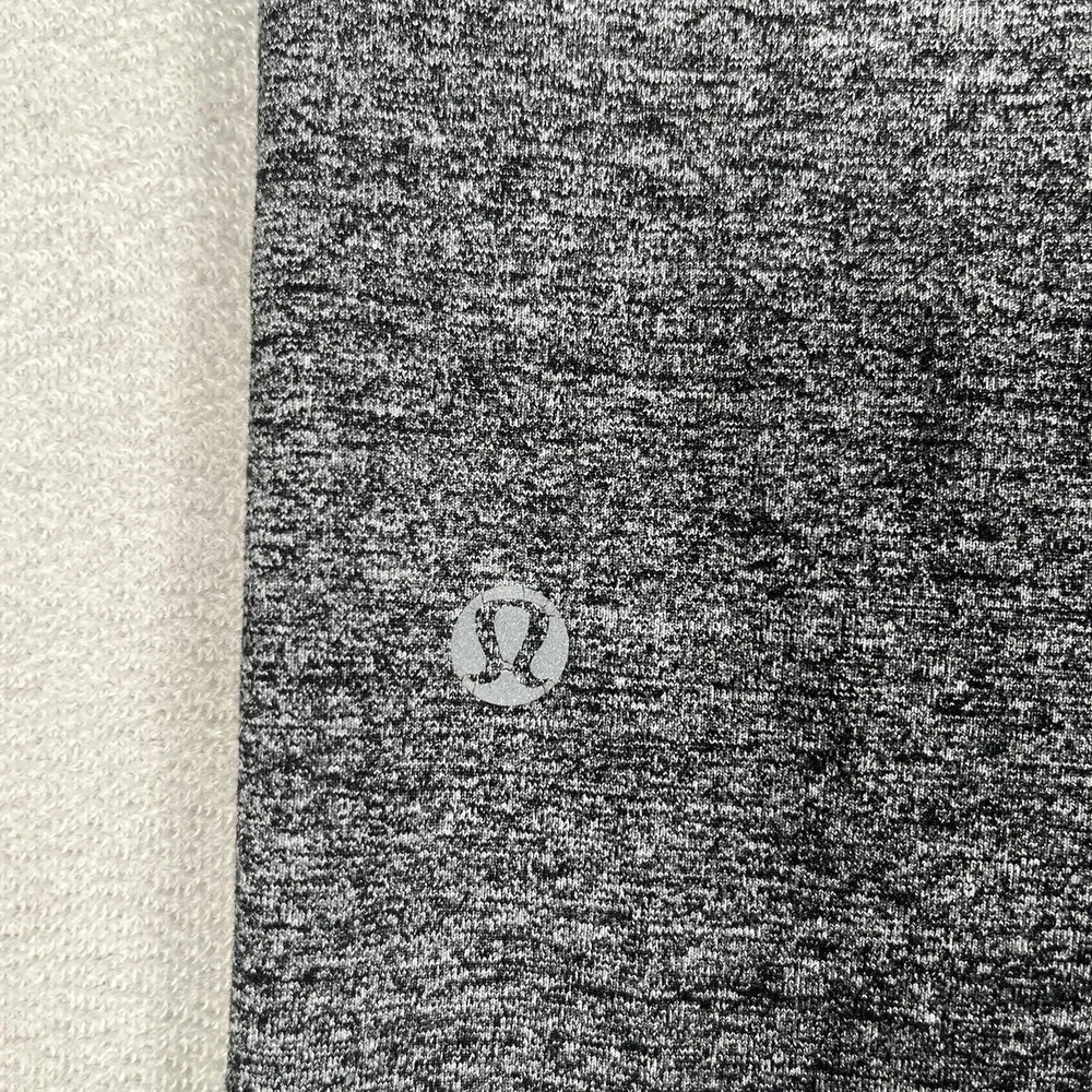 Lululemon Still Wide Leg Pants Women's 4 Heather Gray Cinch Hem Zipper Pocket